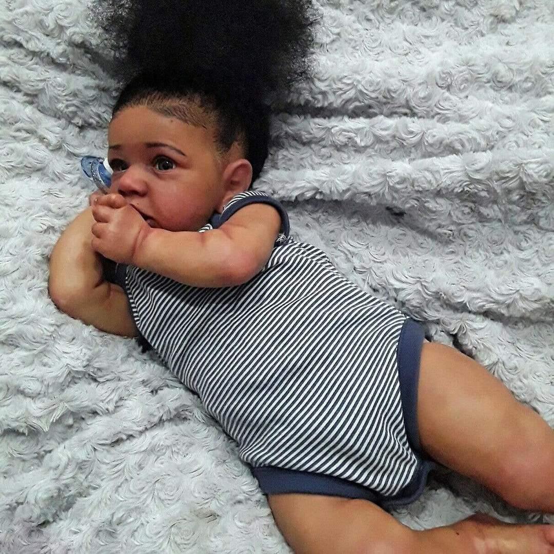Realistic 22'' Handmade Huggable Soft Body Reborn Baby Doll Girl Gift